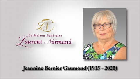 Jeannine Bernier Gaumond (1935 - 2020)