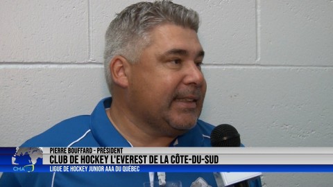 entrevue - Pierre Bouffard, président du club de hockey L'Everest - 13 septembre 2023