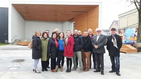 Reportage : Inauguration de la place publique de Montmagny