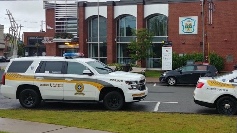 Les policiers interviennent à l’Hôtel de Ville de Montmagny