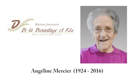 Angéline Mercier (1924 - 2016)