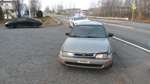 Collision sur le Boulevard Taché Est