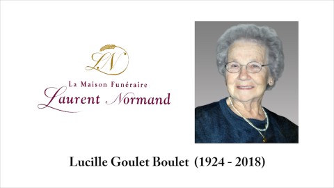 Lucille Goulet Boulet  (1924 - 2018)