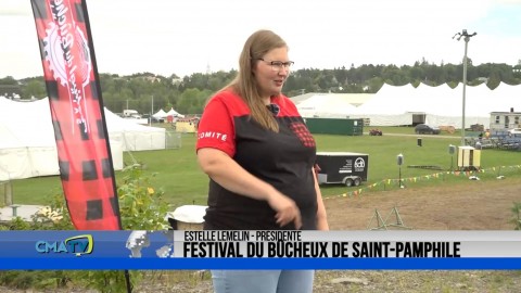 Entrevue - Estelle Lemelin, présidente du Festival du Bûcheux de Saint Pamphile