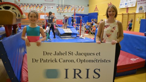 IRIS est généreux pour Magny-Gym et pour une gymnaste !