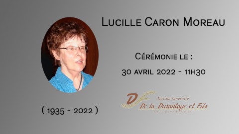 Lucille Caron Moreau