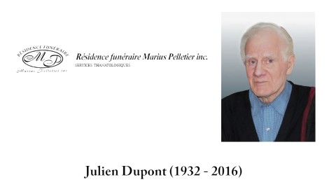 Julien Dupont (1932 - 2016)