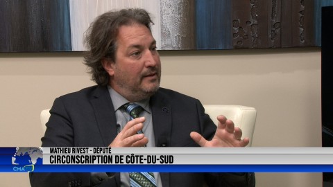 Entrevue - Mathieu Rivest, député de Côte-du-Sud - 23 janvier 2023