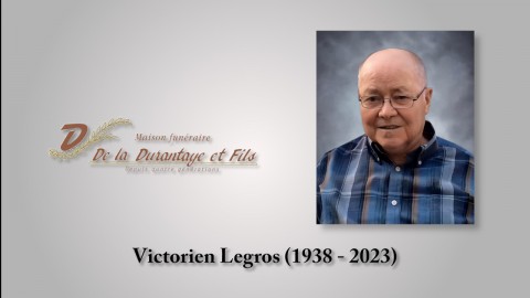 Victorien Legros (1938 - 2023)