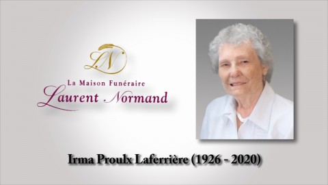 Irma Proulx Laferrière (1926 - 2020)