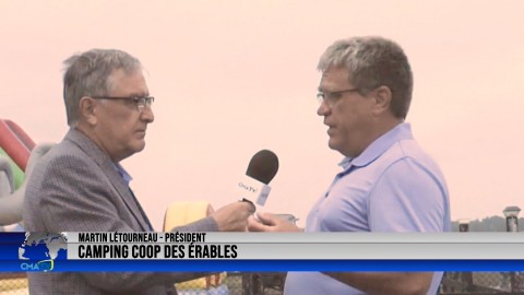 Entrevue avec Martin Létourneau, président du CA de la COOP Camping des Érables - 14 juillet 2023