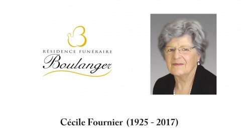 Cécile Fournier (1925 - 2017)