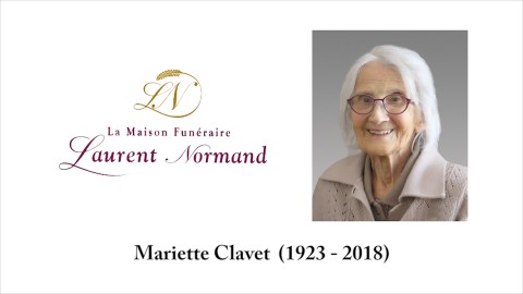 Mariette Clavet  (1923 - 2018)