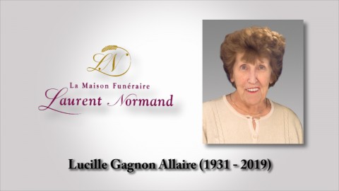 Lucille Gagnon Allaire (1931 - 2019)
