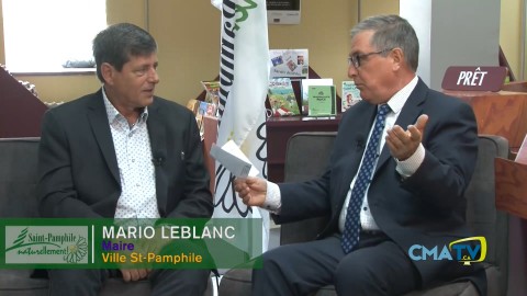 Entrevue - Mario Leblanc - Maire de St-Pamphile et Estelle Lemelin, Défi Vélo Pierre-Daigle - 26 juin 2019