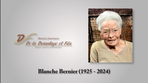 Blanche Bernier (1925 - 2024)