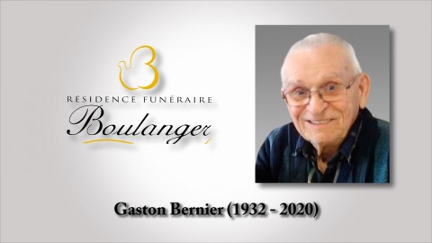 Gaston Bernier (1932 - 2020)