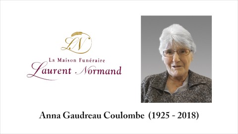 Anna Gaudreau Coulombe  (1925 - 2018)