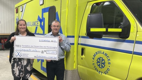 Les Ambulances L’Islet-Sud octroient un montant de 150 000 $ pour trois fondations de la Côte-du-Sud