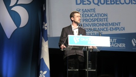 Rassemblement du Bloc Québécois à Montréal