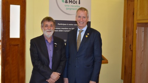 Le ministre Lamontagne en visite au Musée québécois de l'agriculture