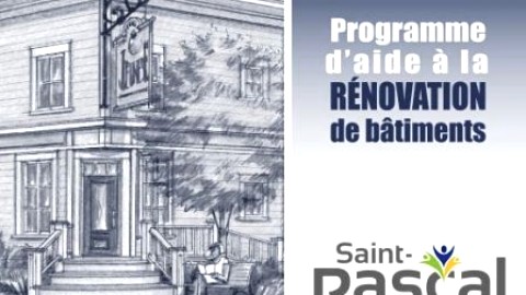 Retour sur la première cohorte du Programme d'aide à la rénovation de bâtiments de Saint-Pascal