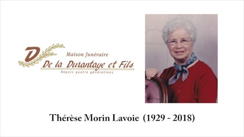 Thérèse Morin Lavoie  (1929 - 2018)