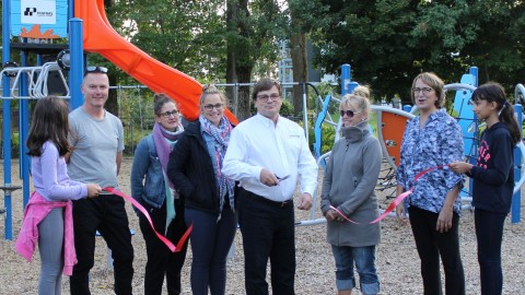 La toute nouvelle cour de l’école Saint-François-Xavier de L’Islet est prête ! 