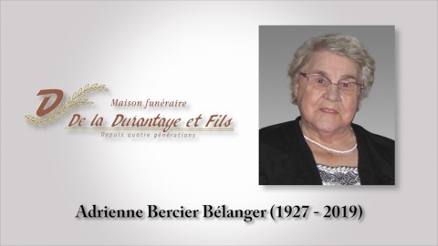 Adrienne Bercier-Bélanger (1927 - 2019)