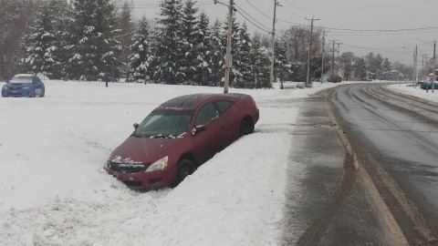 Sortie de route à Montmagny