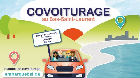 Mobilisation et concertation d’une nouvelle plateforme de covoiturage au Bas-Saint-Laurent 