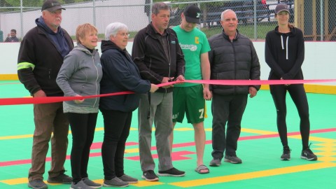 Saint-Pamphile inaugure sa surface de Dek Hockey