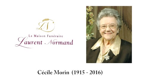 Cécile Morin (1915 - 2016)