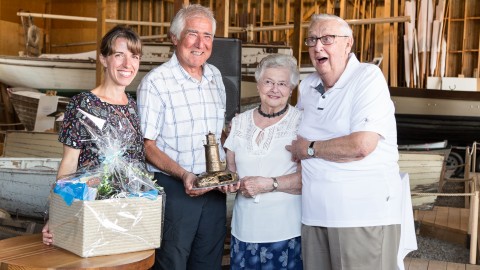 Hommage au couple Duhamel pour avoir salué 70 012 navires en 51 ans