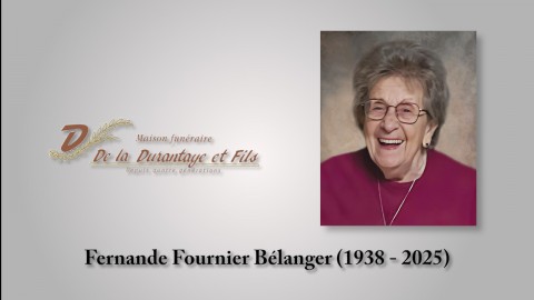 Fernande Fournier Bélanger (1938 - 2025)