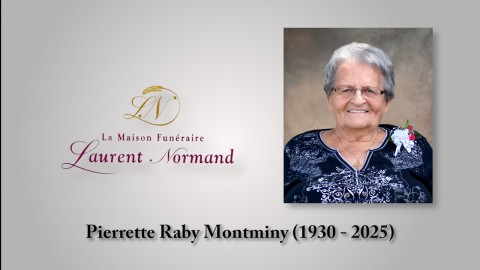 Pierrette Raby Montminy (1930 - 2025)