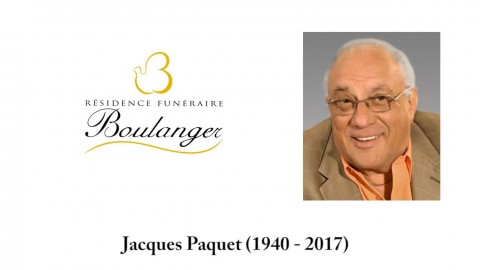 Jacques Paquet  (1940 - 2017)