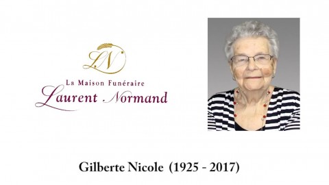 Gilberte Nicole (1925 - 2017)