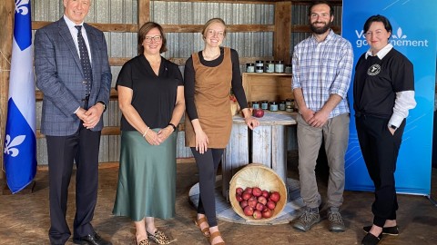 	            	Investissement de 2,6 M $ destiné à soutenir le secteur bioalimentaire 	            