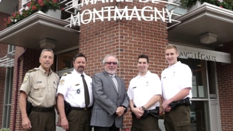 La Ville de Montmagny aura de nouveau cet été, des cadets du programme de la Sûreté du Québec