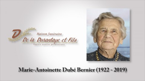 Marie-Antoinette Dubé Bernier (1922 - 2019)