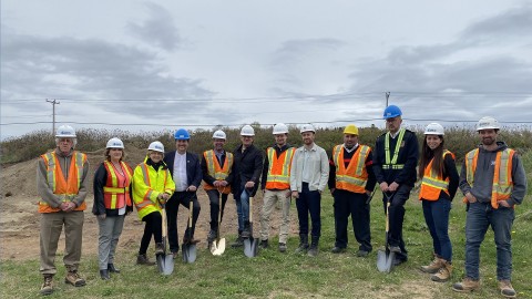 Une nouvelle caserne de pompiers en construction à Saint-Aubert