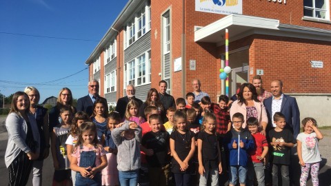 L’école rénovée de Saint-Just-de-Bretenière ouvre de nouveau ses portes 