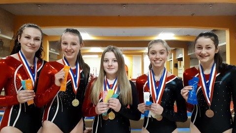 De belles performances pour des gymnastes du Collège de La Pocatière