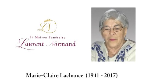 Marie-Claire Lachance (1941 - 2016)
