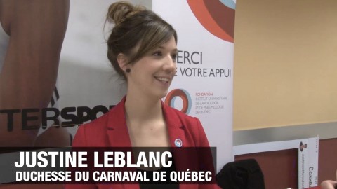 Entrevue : Une duchesse du Carnaval de passage à Montmagny pour vendre des bougies 