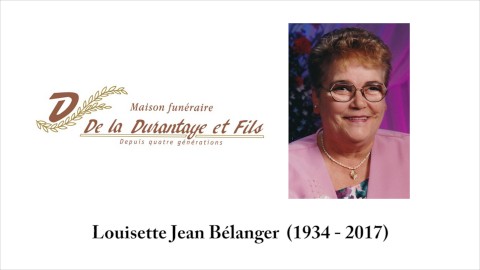 Louisette Jean Bélanger  (1934 - 2017)