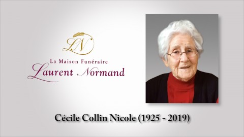 Cécile Collin Nicole (1925 - 2019)