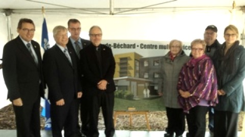 Lancement des travaux de l'Édifice Claude-Béchard