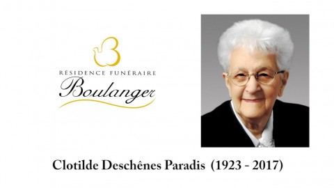 Clotilde Deschênes Paradis (1923-2017)